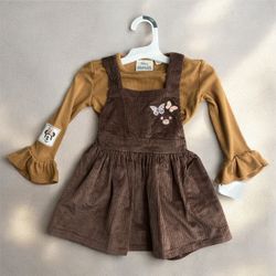 baby girl 18months Disney minnie mouse corduroy gorgeous dress set