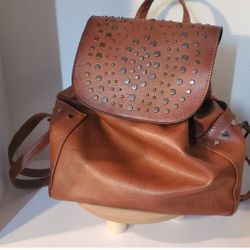 Vegan Leather backpack purse