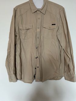 Lucky brand men’s button down shirt L