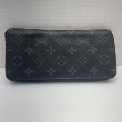 LOUIS VUITTON M62295 ZIPPY WALLET VERTICAL MONOGRAM ECLIPSE BLACK (CMP130355)