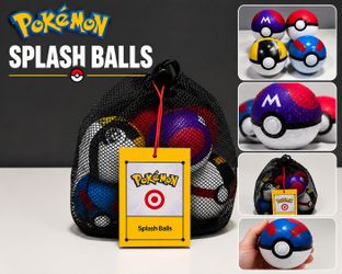 NEW Pokémon Splash Balls Set