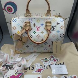 Louis Vuitton Takashi Murakami Multicolor Speedy 