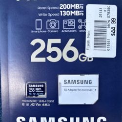 Samsung 256 Gb MicroSD