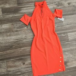 Latin Coral Dress Size Small