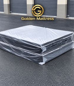 Soft Queen Pillow Top Mattress Set