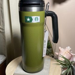 Limited Addition Army Green Starbucks Stanley