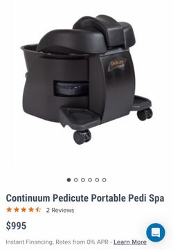 Continuum Pedicute Portable Pedi Spa