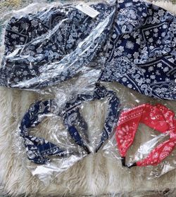 Bandana Headband & Bucket Hats 
