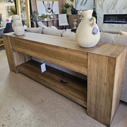 Brand New Modern Solid Wood Console Table! 