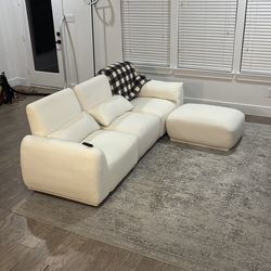 White Sectional (for an apartment)