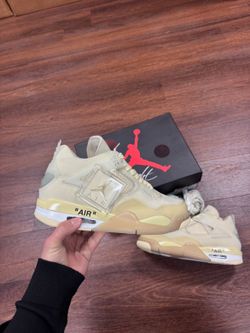 Off-White Air Jordan 4 Retro SP Sail