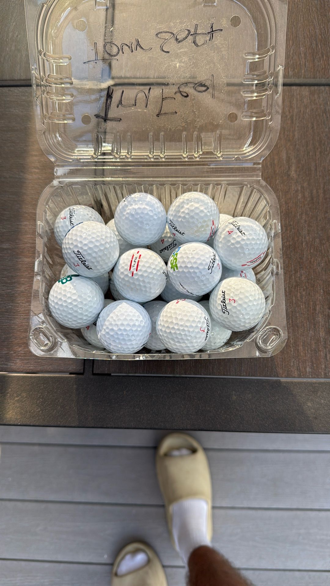 21 Titleist Truefeel & TruSoft Golf Balls – $15