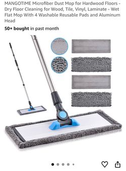 MANGOTIME Microfiber Dust Mop