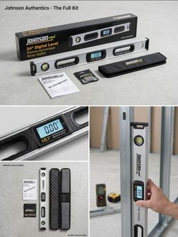 Johnson 24-Inch Digital Level Full Kit