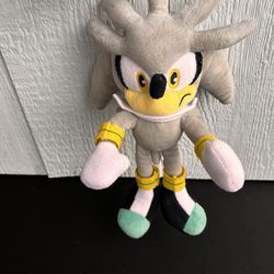 Silver the Hedgehog plush 