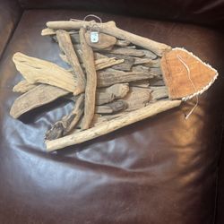 Drift Wood Fish Accessory For Home