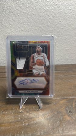 Keldon Johnson Panini Select Auto Patch Card