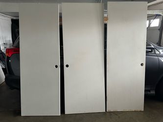 White interior doors