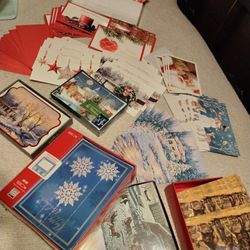 135 New Christmas Cards And Envelopes. 