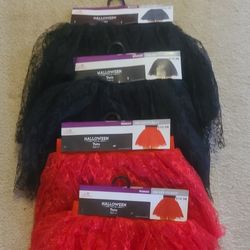 Lot Of 4 Satin and Lace Tutus  One Size Fits Most