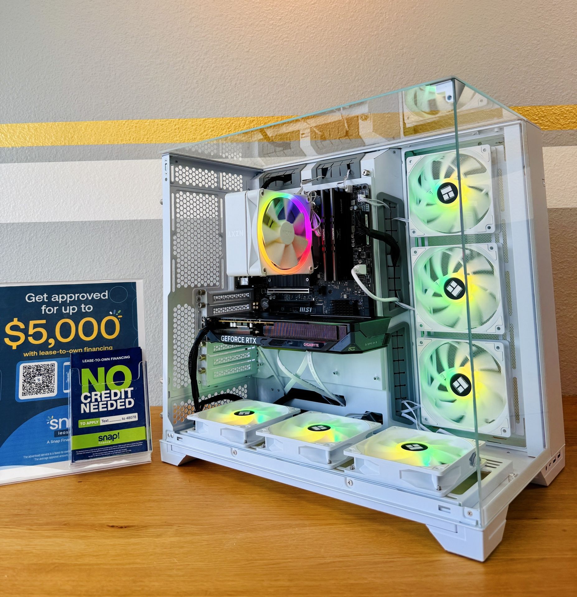 Gaming PC Custom Built by AREA-51🕹Full RGB Set,Ryzen 5/16GB RAM/512GB🖥1 Yr Wrnty‼️ NVIDIA RTX 5060 GPU💥 $0Down Finance Available✅