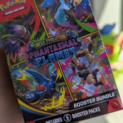 Phantasmal Flames Pokemon Card Booster Bundle