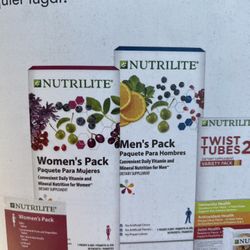 Paquete Para  El Hombre  Y Para  La Mujer De  Nutrilite 