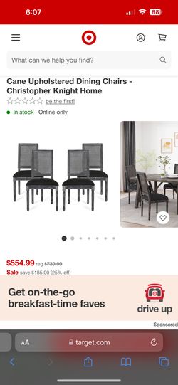 Regina Cane Dining Chairs