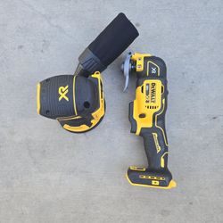 Dewalt 20v Orbital Palm Sander And Multitol Brushless XR 3speed Brand New Tools Only