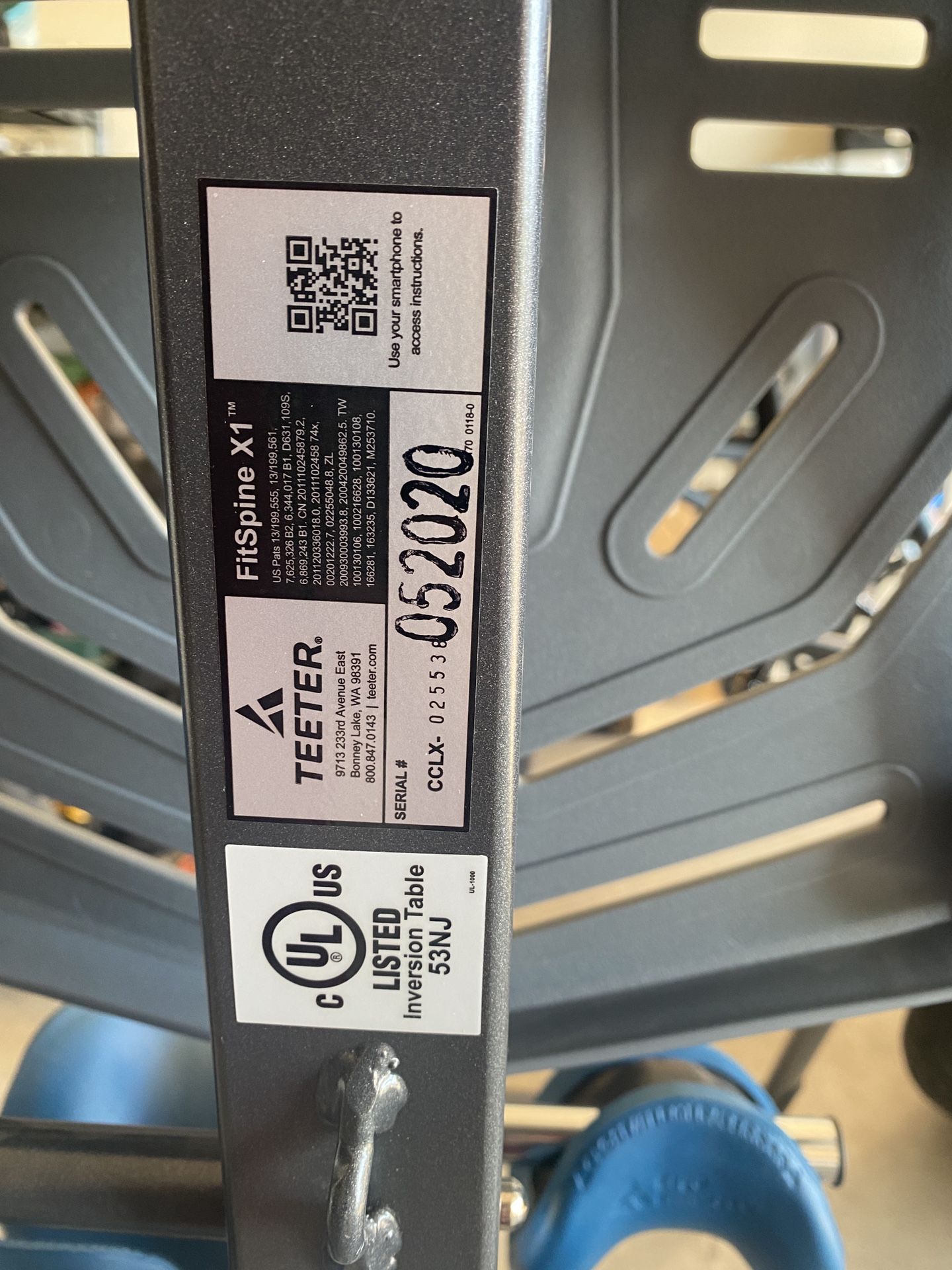 Teeter Inversion Table