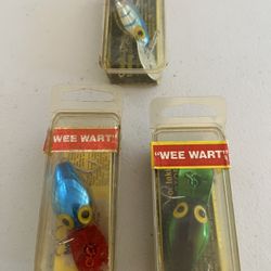 LOT OF 3  VINTAGE  STORM PRE  RAPALA  Fishing  Lure’s 