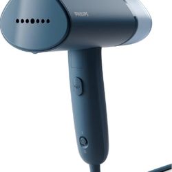 Philips 3000 Series Handheld Travel Steamer, Compact & Foldable, Fast Heat Up, 3.3oz capacity, up to 20g/min continuous steam, No Ironing Board Needed