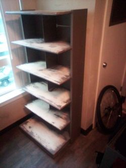 Custom 6 Tier Wood Display/Book Shelf