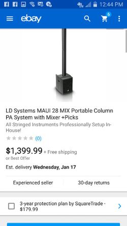 LD SISTEM MAUI 28 mix POWERED $1000 each