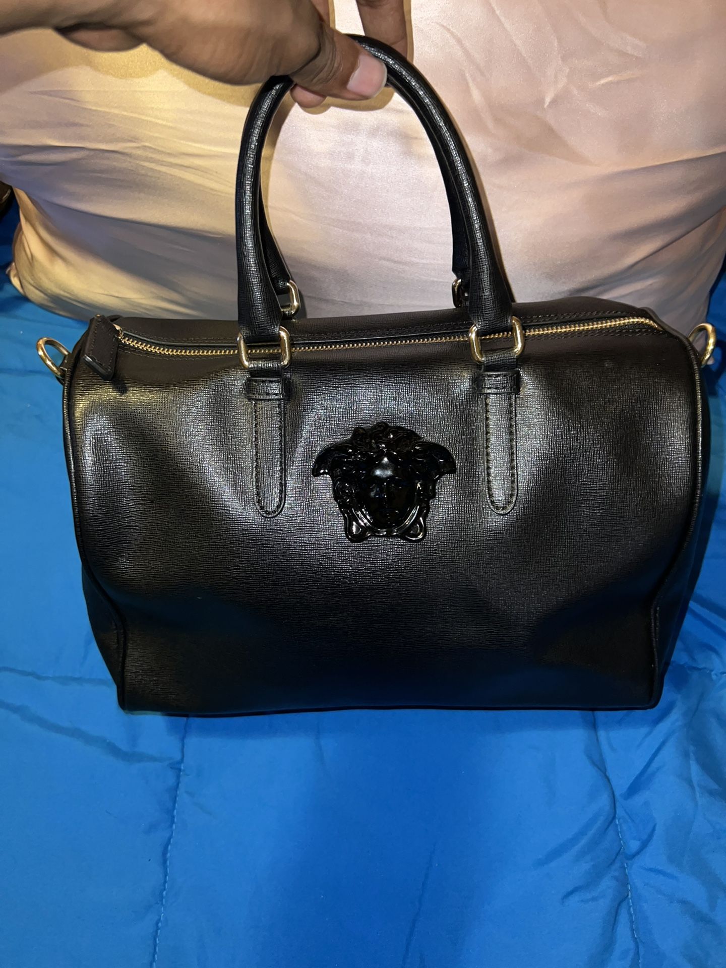❤️🔥Versace Medusa leather handle bag 🖤