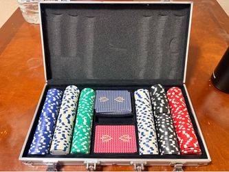 Vegas Brand Poker Set with Aluminum case