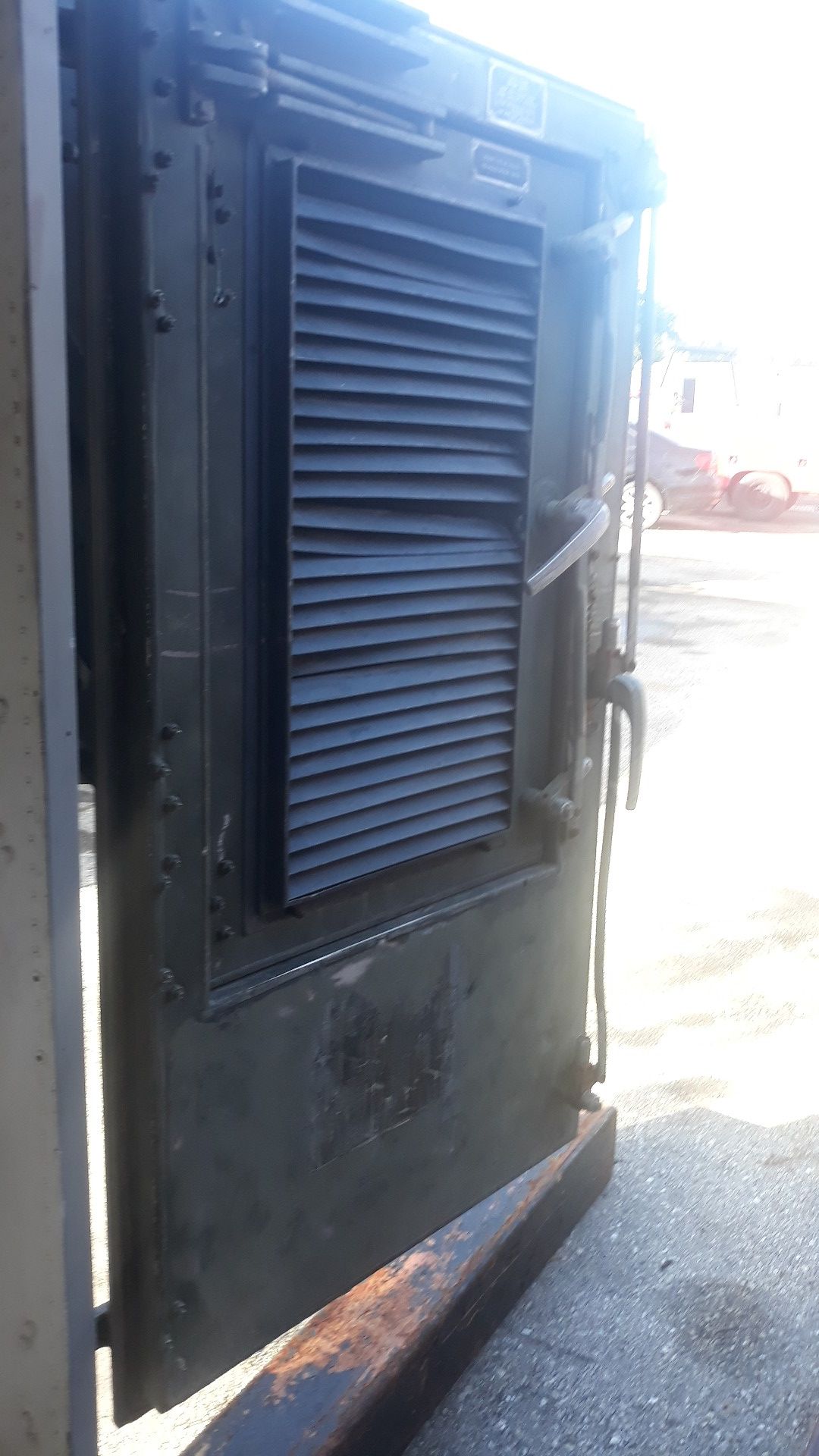 Military truck shelter armored housing