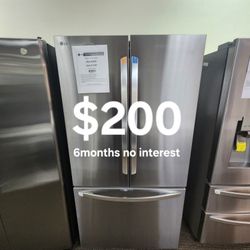 27 Cu. Ft. Smart Counter Depth Max French Door Refrigerator With Internal Water Dispenser 