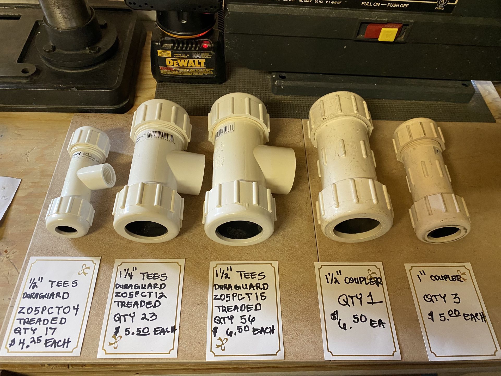 PVC COMPRESSION Fittings/Sprinkler 3 Valve manifold