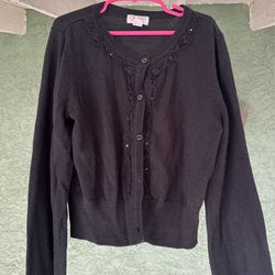 Children’s Place Black Girl Cardigan 