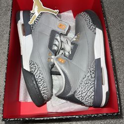 Jordan 3 Retro Cool Grey 7y