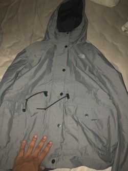 North face hoodie reflective