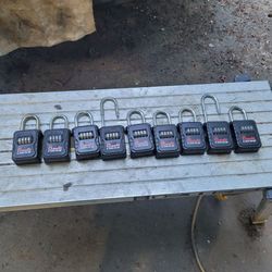 9 Contractor key lock boxes