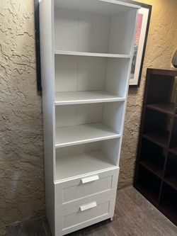 ONE Tall White Office Storage - Shelves Office Storage - Local Delivery for a Fee  - See My Items😃