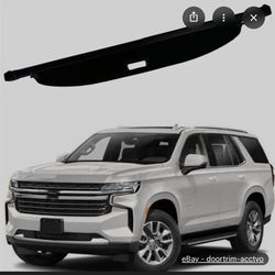 Tahoe / traverse rear cargo cover