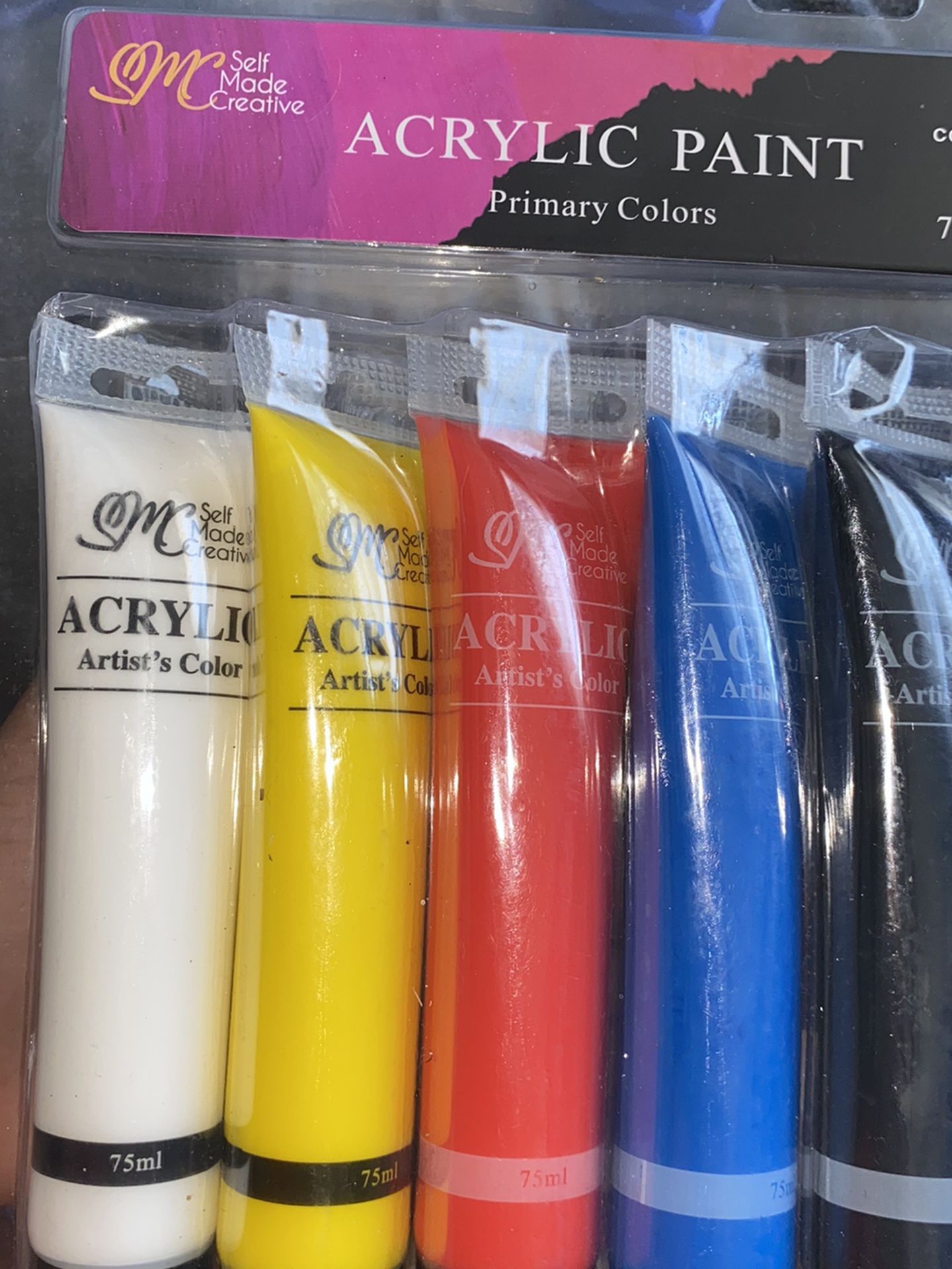 Primary Colors Acrylic Paint