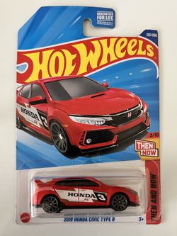Hotwheels Toy 2018 Honda Civic Type R Hotwheels