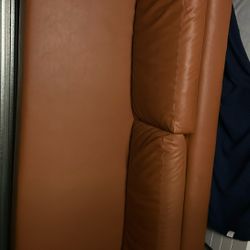 Faux Leather Couch