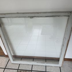 Vintage Distressed Window Frame – Antique Farmhouse Decor