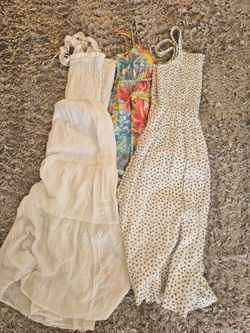 3 maxi (long) dresses
